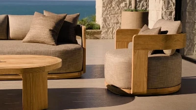 Aukščiausios kokybės lauko segmentinė sofa - Howvin Bronte kolekcija