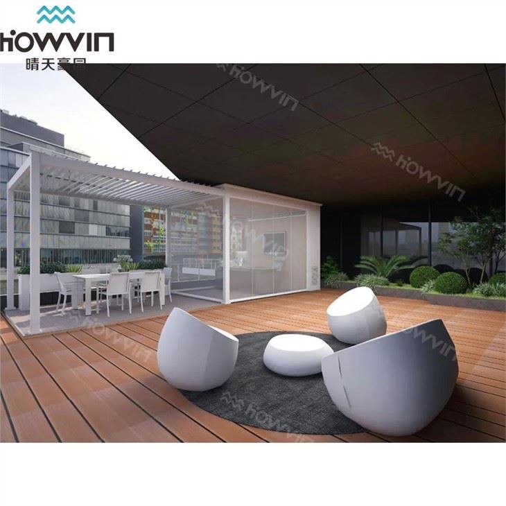3m X 4m Pergola With Retractable Canopy