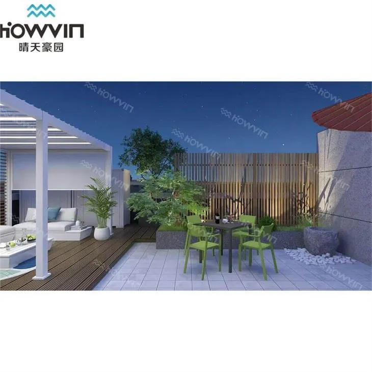 Aluminum Pergola With Louvered Roof