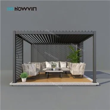 Sieninė aliuminio pergola